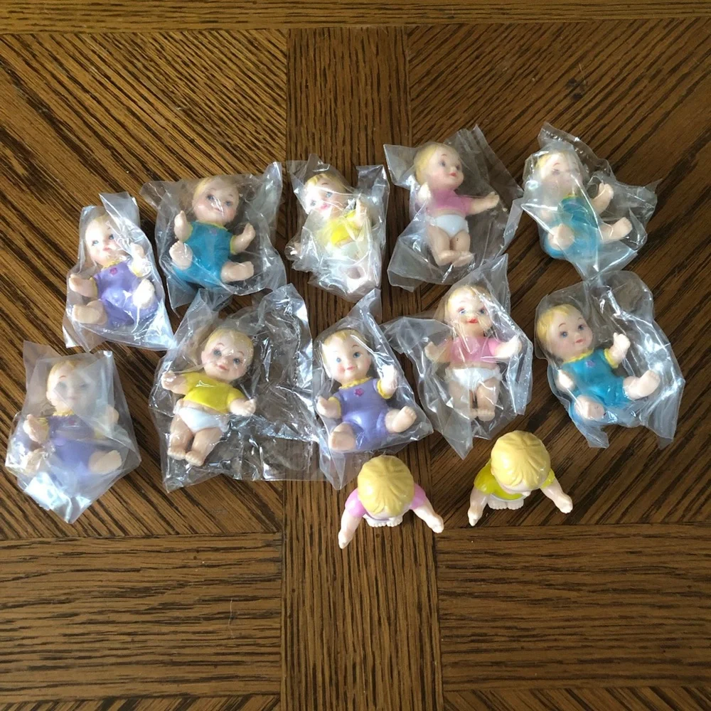 Baby Party Decor Favors Dollhouse Babies Cake Toppers